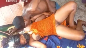 Nigeria taxi driver picked up a homeless hookup on the road and promised to accommodate her for a night, but couldn’t let rest in the night until he fuck her raw till he cum inside her pussy