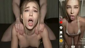 SHE MESSAGED US ON TIKTOK – Extra Tight Teen Loves Rough Doggy Fucking